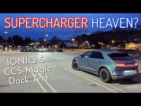 Non-Tesla Supercharging: Hyundai IONIQ 5 First Test of CCS Magic Dock Supercharger