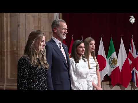 Audiencia a los galardonados con los “Premios Princesa de Asturias 2022