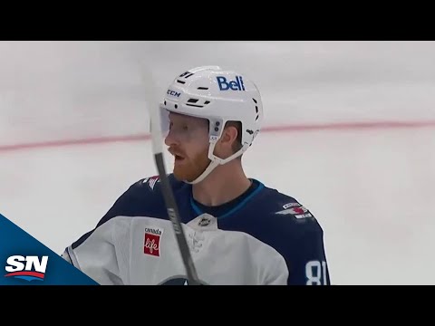 Jets Kyle Connor Rips Backhand Tip For Beautiful Two-On-One Goal