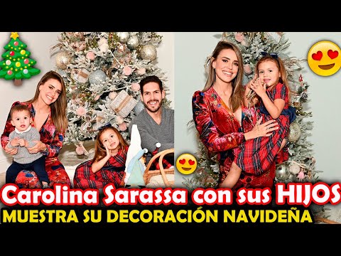 Carolina Sarassa PRESUME en TIERNAS FOTOS con sus HIJOS cómo QUEDÓ SU CASA por Navidad