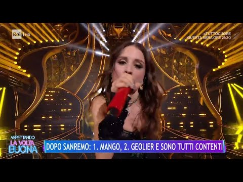 Dopo Sanremo: 1^ Mango, 2^ Geolier e sono tutti contenti - La Volta Buona 14/02/2024