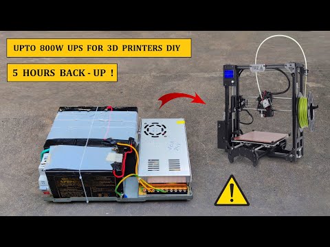 Make 110V / 220V to 24V UPS without Inverter DIY