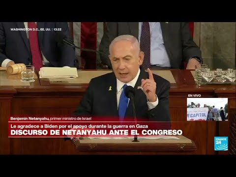 Prácticamente ningún civil ha muerto en Rafah”: Benjamin Netanyahu ante el Congreso de EE. UU.