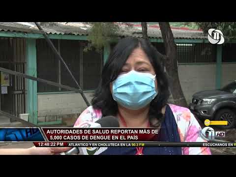 Once Noticias | Autoridades de salud reportan más de 5,000 casos de dengue en el país