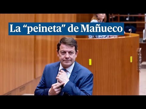 La peineta de Mañueco que ha denunciado el PSOE de Castilla y León