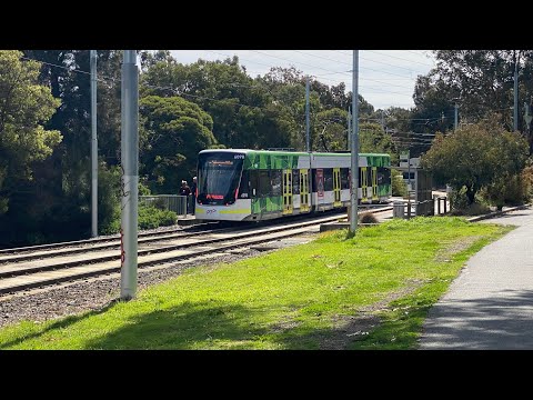 Trams and Trains around Royal Park
