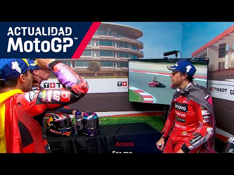 La épica reacción de Jorge Martín al ver el toque entre Márquez y Bagnaia | MotoGP