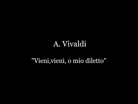 A. Vivaldi - "Vieni, vieni, o mio diletto" Accompaniment / Karaoke