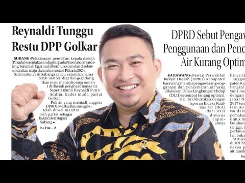 Dua Calon Bupati Subang 2024 dari Partai Golkar - Begini Kata Ketua Golkar Kab Subang Hj Elita