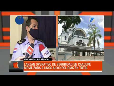 Lanzan operativo de seguridad en Caacupé