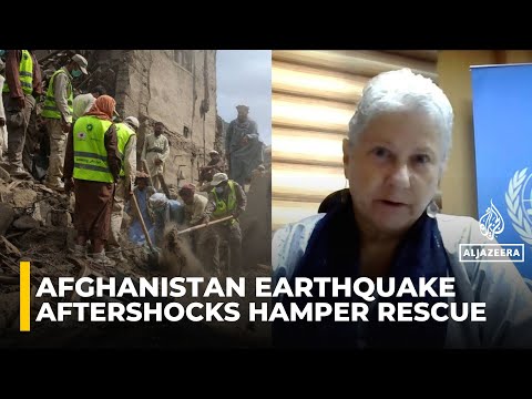 OCHA says aftershocks and tough terrain hamper rescue in Afghanistan's quake-hit area