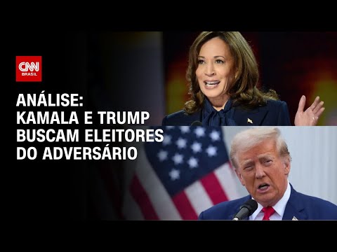 ​Análise: Kamala e Trump buscam eleitores do adversário | WW