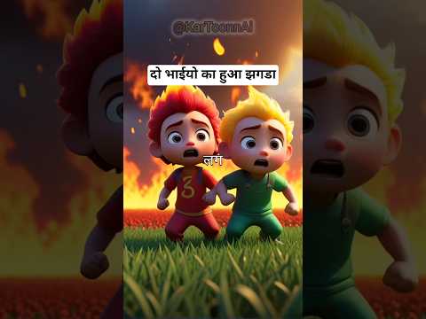 दो भाईयो का हुआ झगडा #shorts #ai #new #story #trending #viral #shortvideo #cartoon #shortsfeed