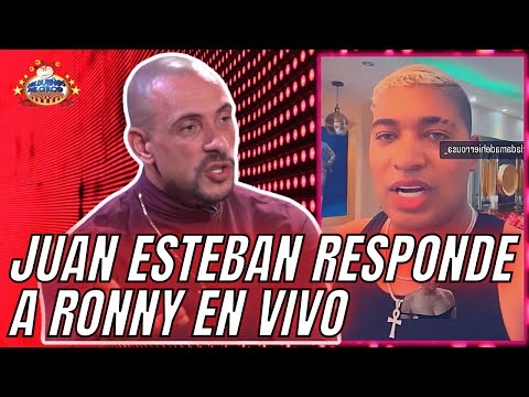 Ronny ofrece GOLPES a Juan Esteban y EN VIVO responde y MARDICE