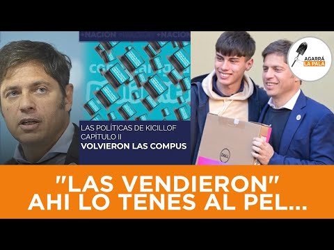 KICILLOF SE PUSO A REGALAR COMPUTADORAS Y LE SALIÓ EL TIRO POR LA CULATA: LAS VENDIERON EN HORAS