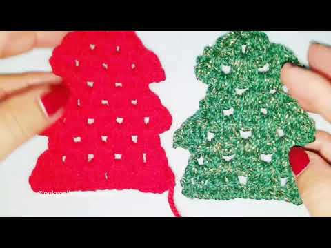 🔴PukycollectionCrochet งานฝีมือ DIY CrochetChristmasTreeถักต้นคริสต์มาสถักไหมพรมง่ายๆมือใหม่Easy