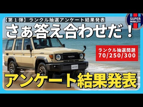 【アンケート結果発表】ランクル70/250/300アンケート第1弾|買える人と買えない人
