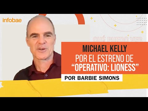 Michael Kelly a solas por el estreno de Operativo: Lioness