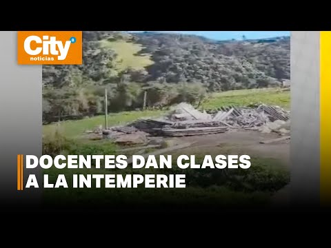 Comunidad educativa de un colegio de Sumapaz denuncia deficiencias en la infraestructura | CityTv