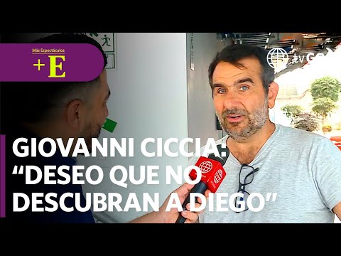 Giovanni Ciccia teme por el futuro de Diego Montalbán en AFHS | Más Espectáculos (HOY)