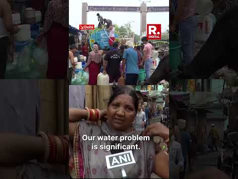 Delhi Water Crisis: Severe Water Crisis Continues In Delhi, Locals Struggle