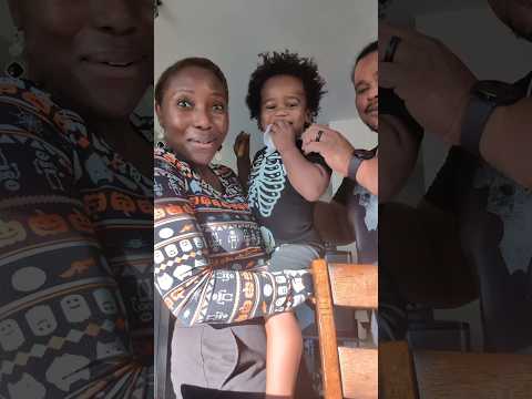 Skeleton pajamas for Halloween💀🩻 Kai's second Halloween 🥹 #shorts #memories #momlife #toddlers