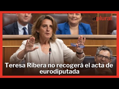 Ribera confirma que se queda en el Gobierno y no recogerá el acta de eurodiputada