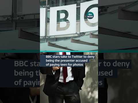 BBC stars take to Twitter to deny being thepresenter accused of paying teen for photos #itvnews