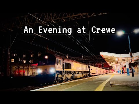 Plenty of action on a Friday Evening up at Crewe Station 3/3/23