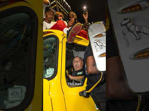 The driver stuck in Knicks celebration