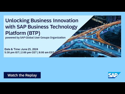 Unlocking Business Innovation with SAP BTP  I Move to Cloud ERP I 24.06.25