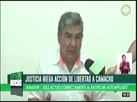 20012023   WILLIAM TORREZ    JUSTICIA NIEGA ACCION DE LIBERTAD A CAMACHO   BOLIVIA TV