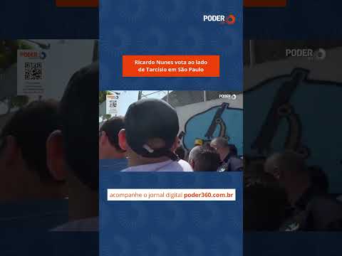 Ricardo Nunes vota ao lado de Tarcísio em São Paulo