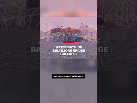 Aftermath of Baltimore bridge collapse