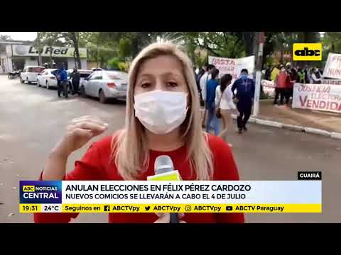 Guairá: Anulan elecciones en Félix Pérez Cardozo