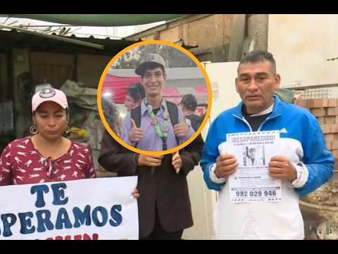 El Día del Padre más triste: busca a su hijo desaparecido desde que salió al colegio