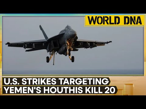 World DNA LIVE: US Strikes Targeting Yemen's Houthis Kill 20 | Trump: No Rush To Attack Iran | WION