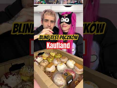 BLIND TEST PĄCZKÓW z Kauflandu!🙈🍩  #blindtest #pączki #tłustyczwartek #kaufland