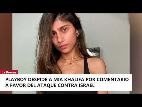 Playboy despide a Mia Khalifa por comentario a favor del ataque contra Israel