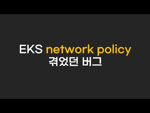 겪었던 EKS network policy 버그 현상