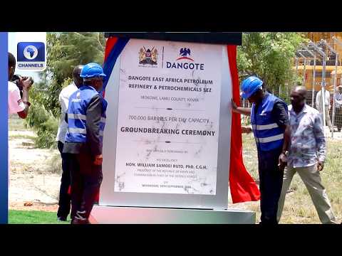 Aliko Dangote, President Ruto Others Present At Lamb Refinery Groundbreaking Ceremony