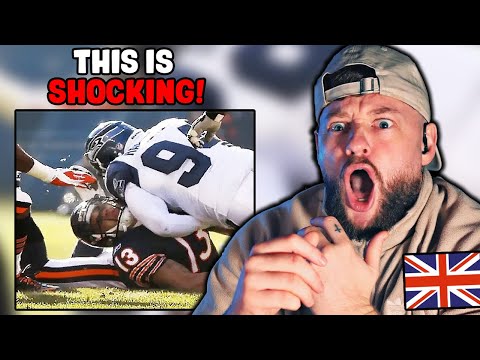 Soccer Player SHOCKED at HORRIFYING NFL Career Ending Injuries...