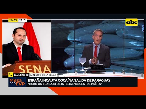 España incautó más de 4 toneladas de cocaína salida de Paraguay: esto dice el ministro de la Senad