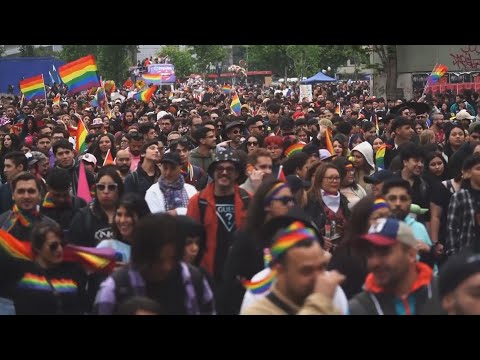 Thousands in Chile call for more LGBTQ rights