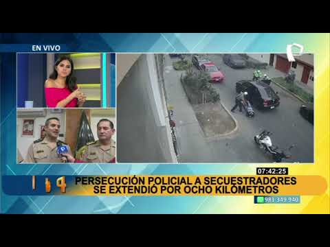 Policía sobre frustrado secuestro en Los Olivos: ubicamos a los delincuentes en 15 minutos