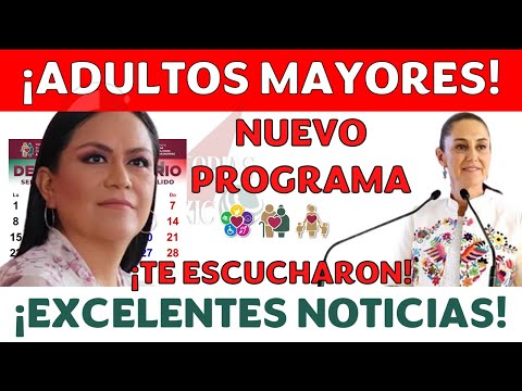 ¡¡NUEVO PROGRAMA!!  Adultos Mayores 65+  NUEVO PROGRAMA  Excelente  ENTERATE HOY YA ES OFICIAL