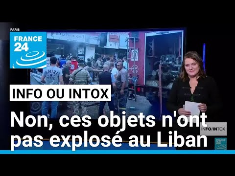 Smartphones, voitures et toilettes : non, ces appareils n'ont pas été directement visés au Liban