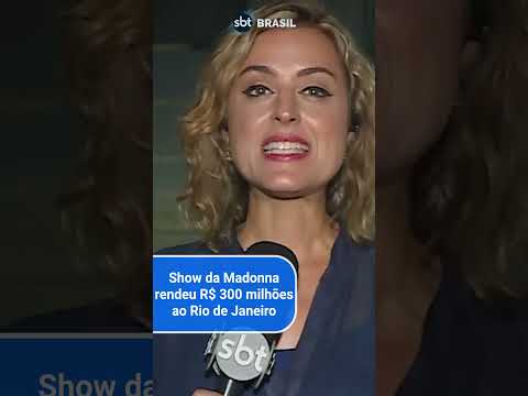 Show da Madonna rendeu R$ 300 milhões ao Rio