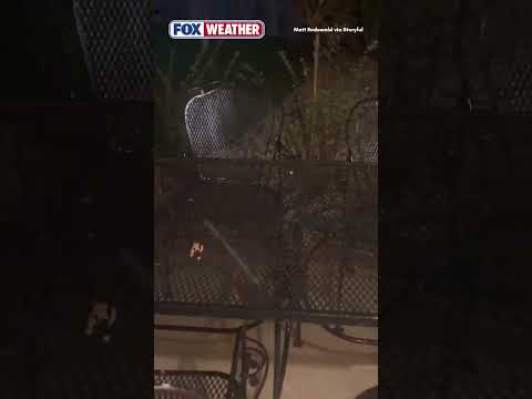 Watch: Pea-sized Hail Pummels Geneva, Illinois