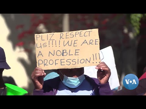 🔵Zimbabwe Teachers, Health Workers on Strike to Demand Payment in US Dollars